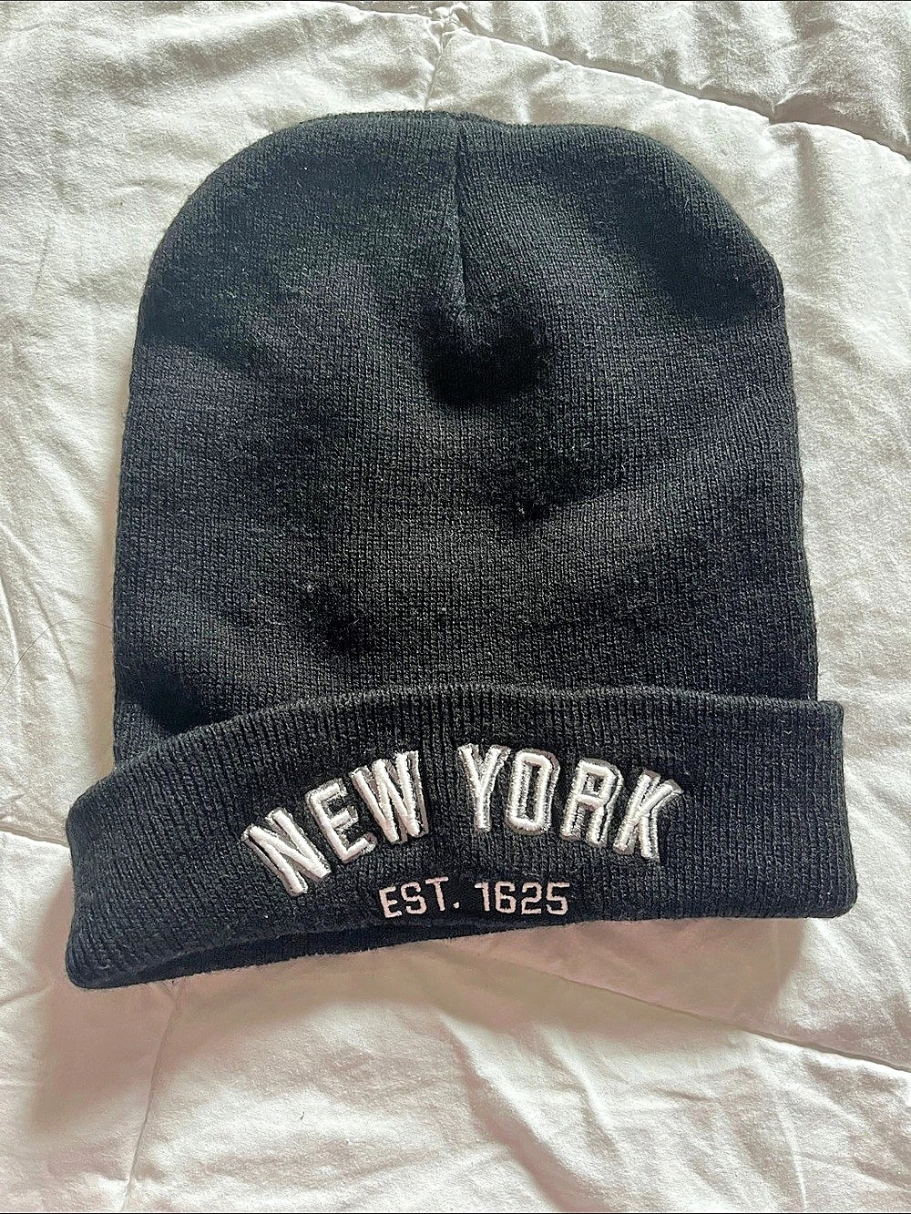 Black New York Est. 1625 Beanie